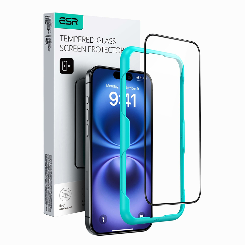 ESR tvrzené sklo iPhone 16 černá