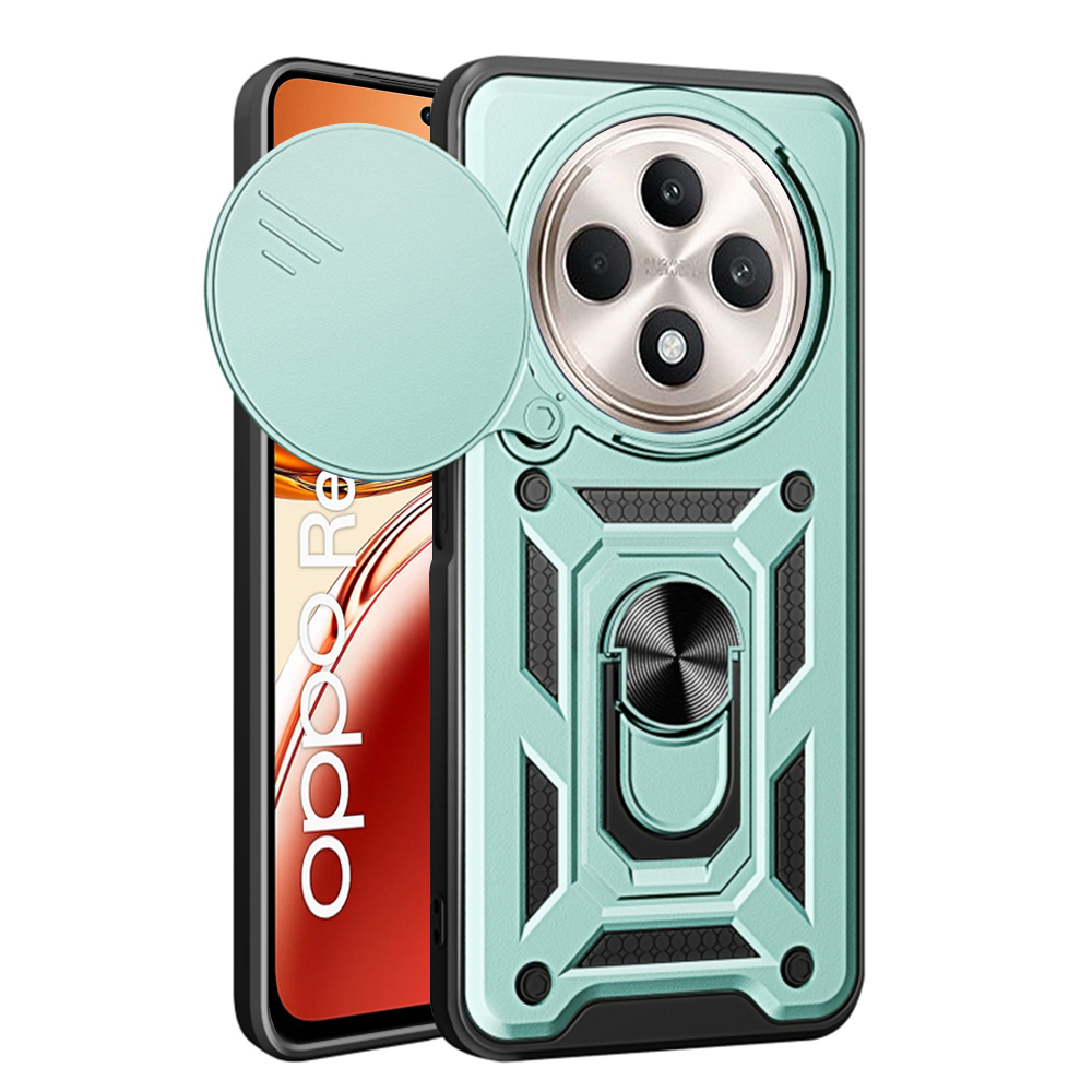 Pouzdro Techsuit CamShield Series pro Oppo Reno12 F/FS zelené