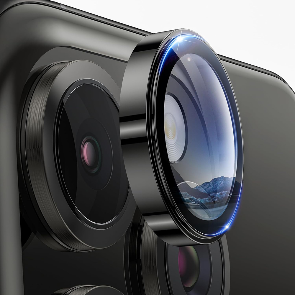 Lito S+ ochranné sklo na fotoaparát iPhone 16 Pro iPhone 16 Pro Max černé