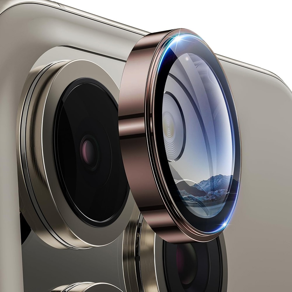 Lito S+ ochranné sklo na fotoaparát iPhone 16 Pro iPhone 16 Pro Max pouštní titan