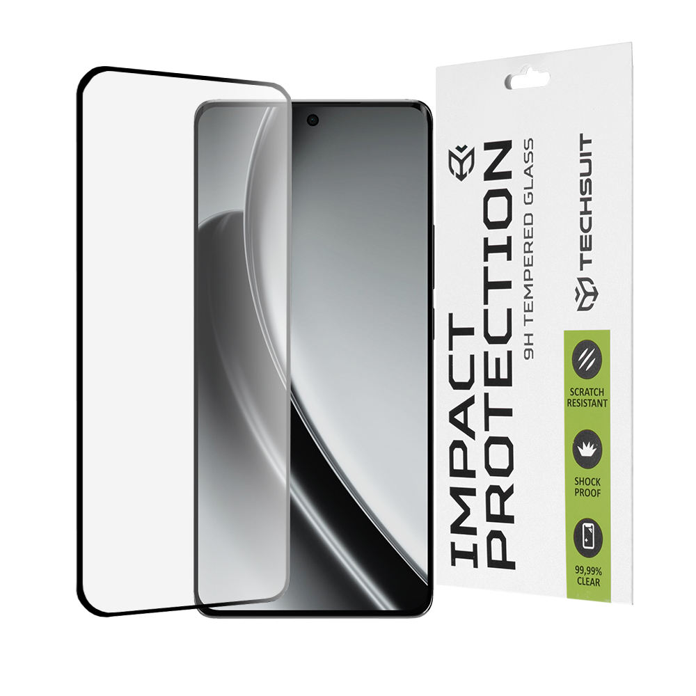 Ochranné sklo Techsuit 111D pro Realme GT 6 GT 6T černé