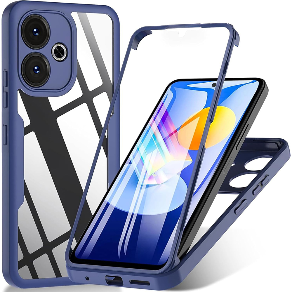 Techsuit ColorVerse 360 Series + Ochranná fólie Xiaomi Redmi 13 / Poco M6 4G Modrá