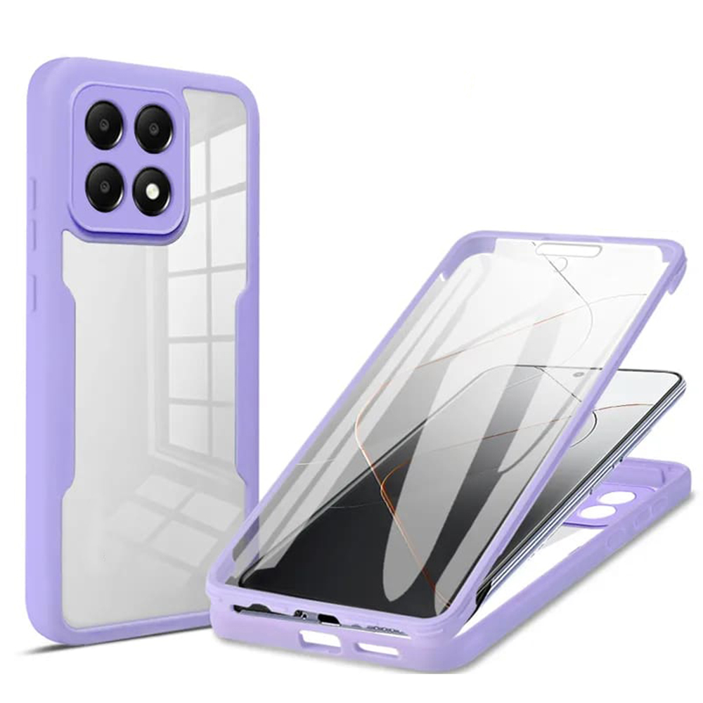 Techsuit ColorVerse 360 Series + Ochranné sklo Xiaomi Poco F6 Pro Fialová
