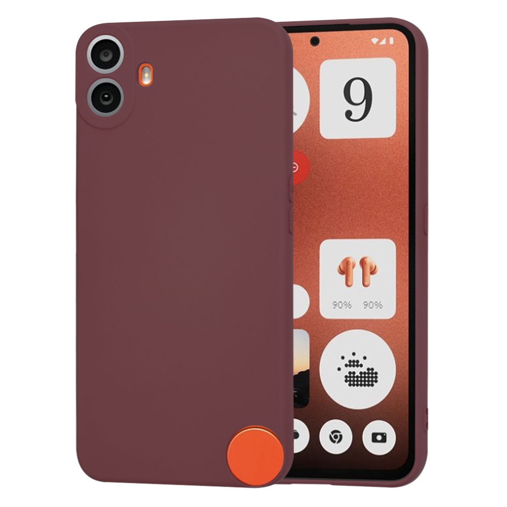 Techsuit SoftFlex Nothing CMF Phone 1 švestkově červený