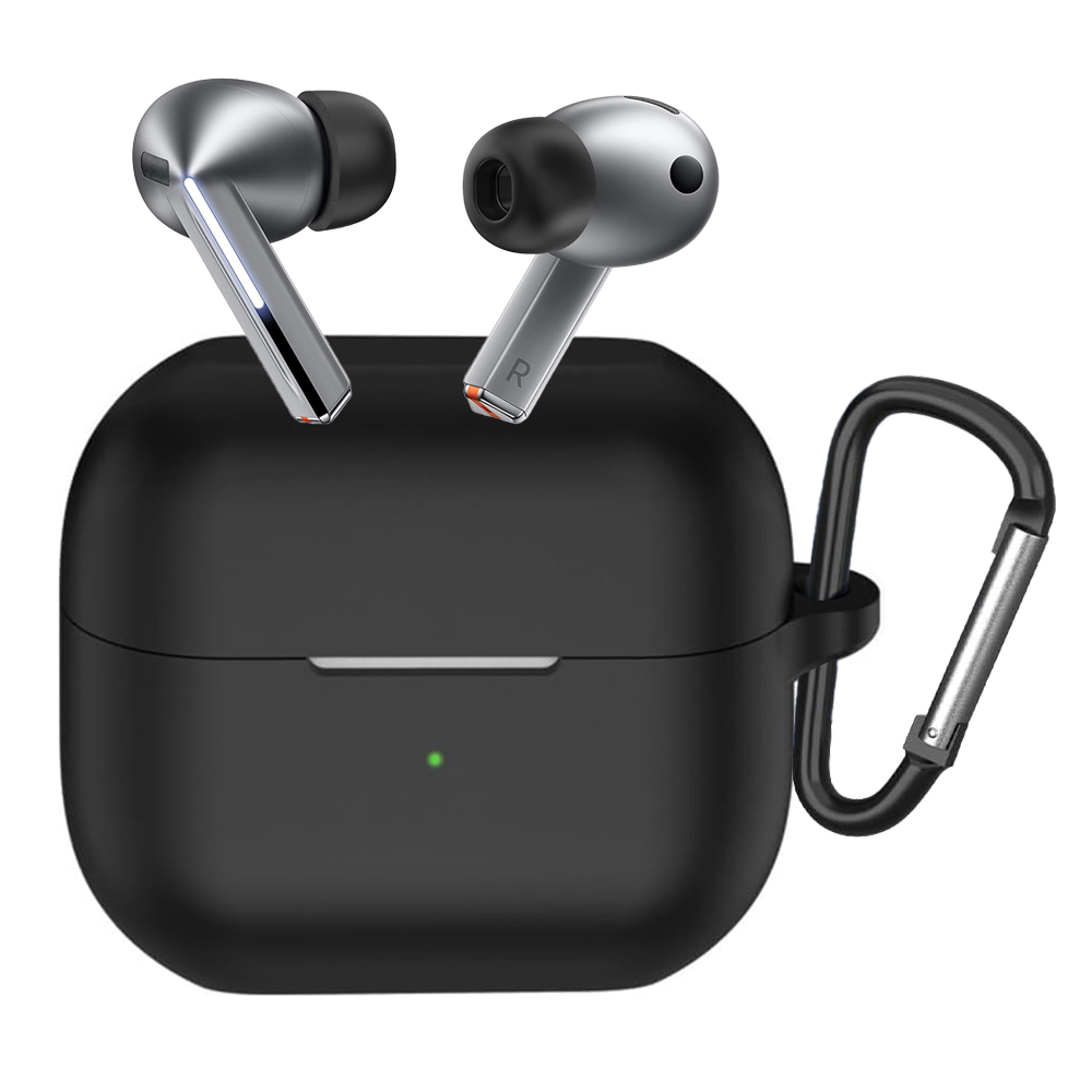Techsuit silikonové pouzdro pro Samsung Galaxy Buds 3 3 Pro 3 FE černé