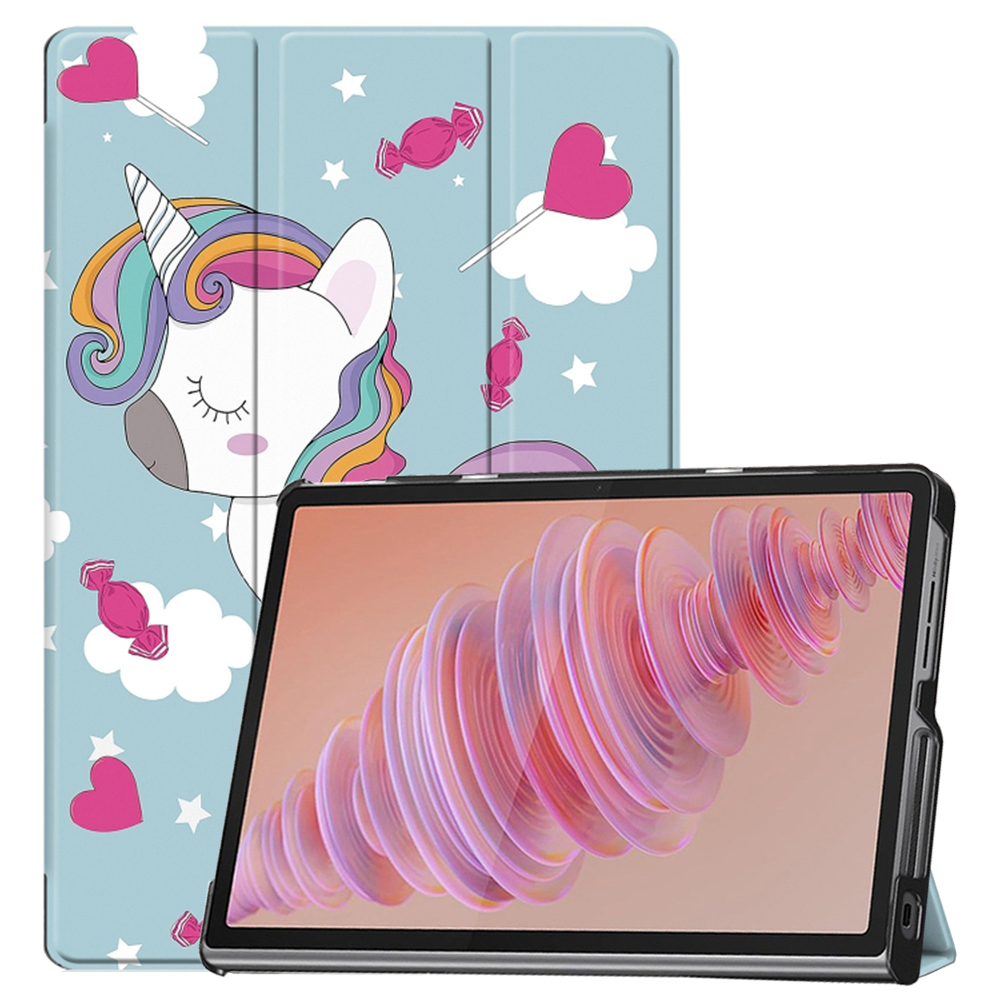 Lenovo Tab Plus Techsuit FoldPro v barvě jednorožec