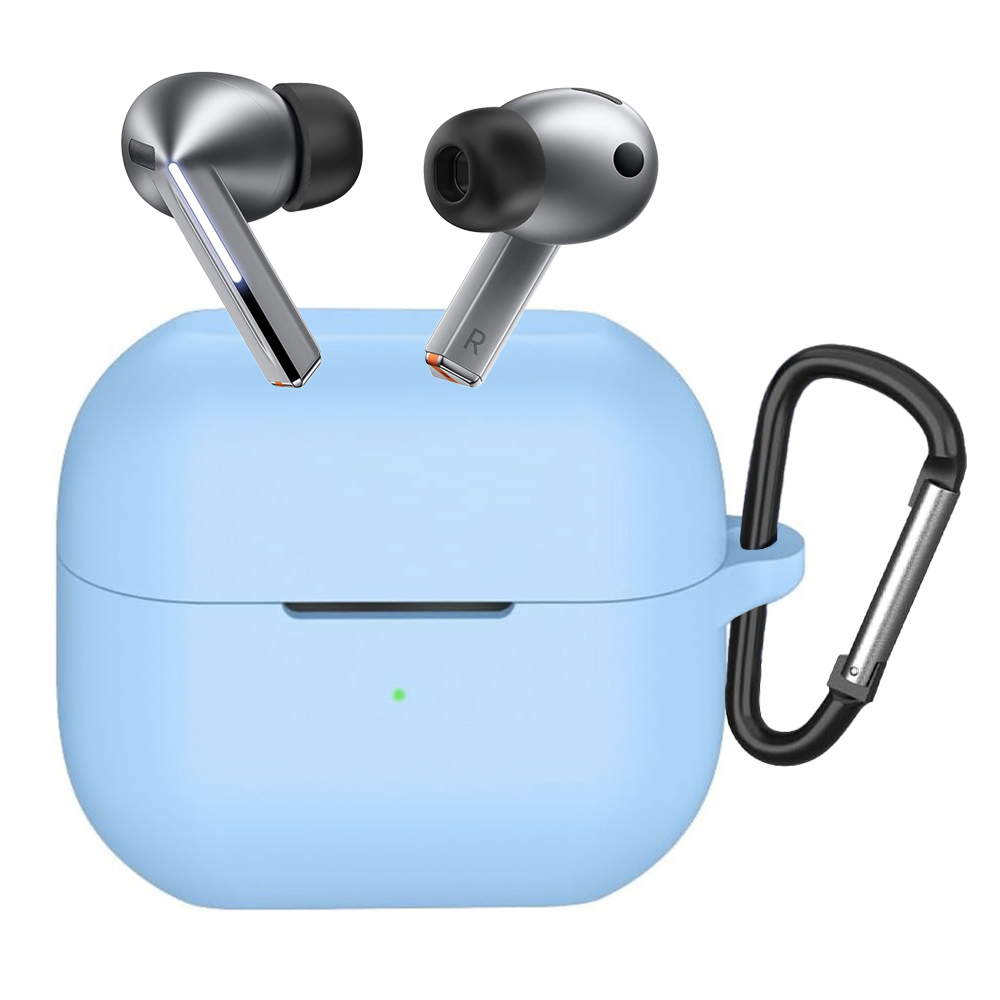 Techsuit silikonové pouzdro pro Samsung Galaxy Buds 3 3 Pro 3 FE modré