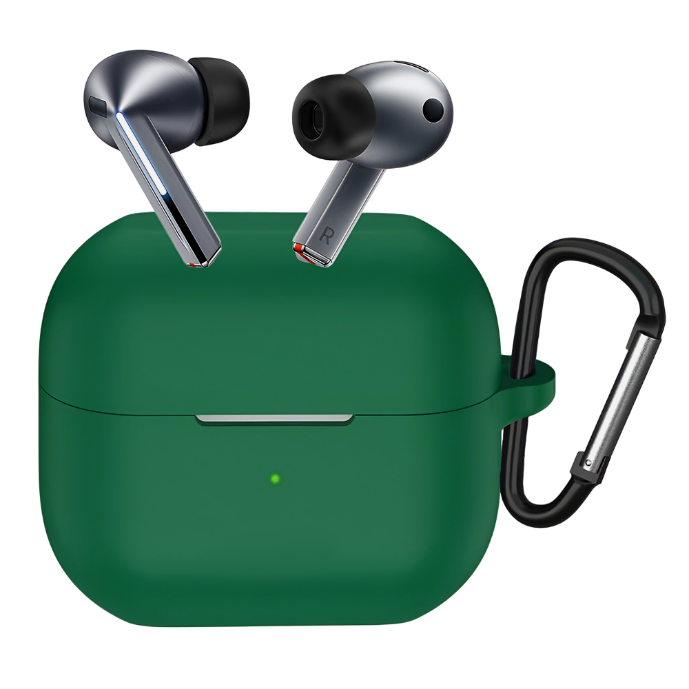 Techsuit silikonové pouzdro pro Samsung Galaxy Buds 3 3 Pro 3 FE zelené