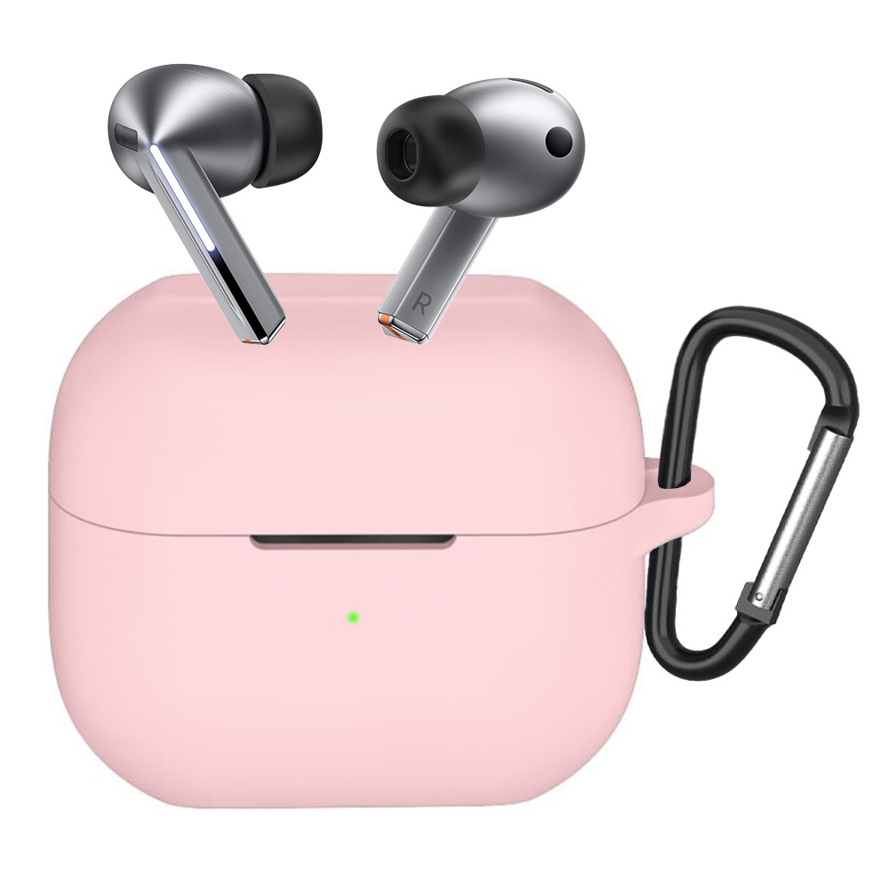 Techsuit silikonové pouzdro pro Samsung Galaxy Buds 3 3 Pro 3 FE růžové