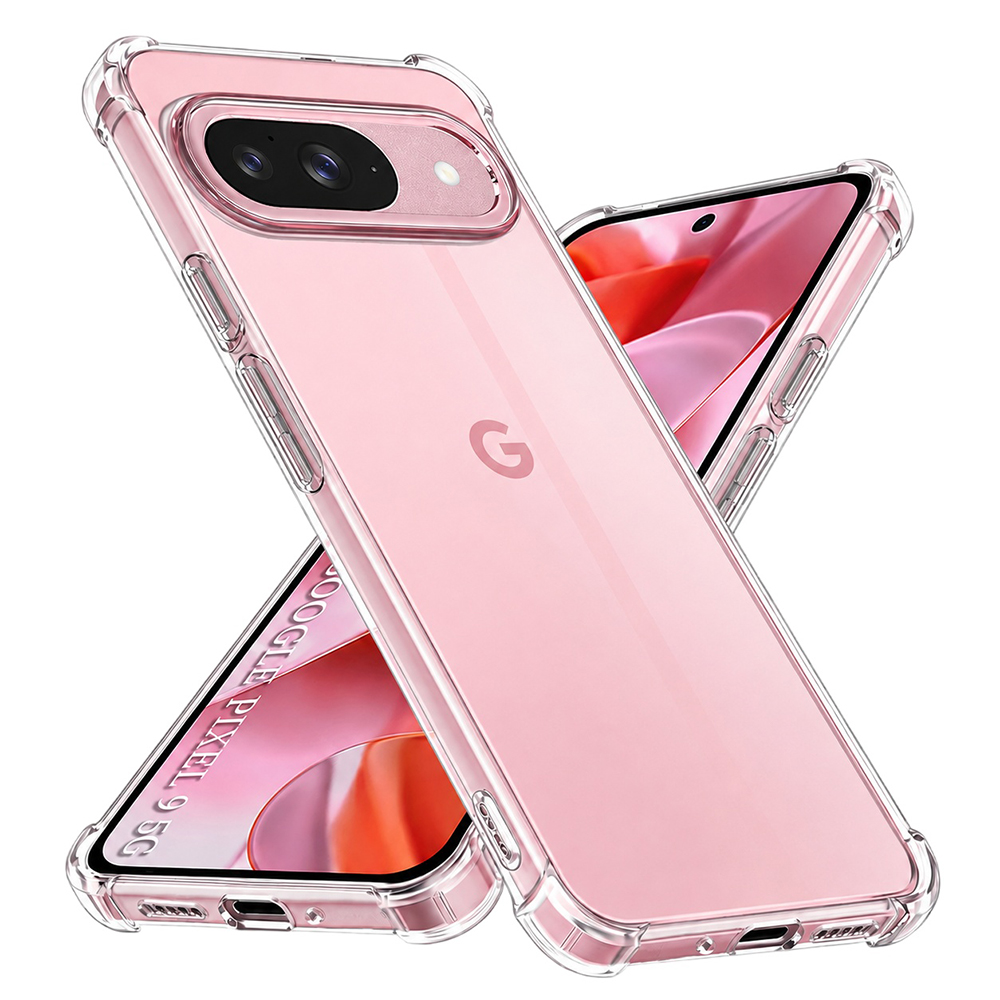 Techsuit Shockproof silikonový obal Google Pixel 9 průhledný