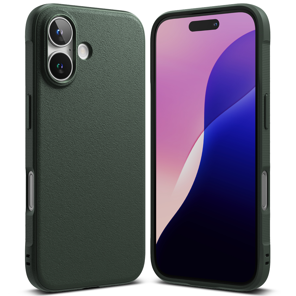 Pouzdro Ringke Onyx pro iPhone 16 Plus tmavě zelené
