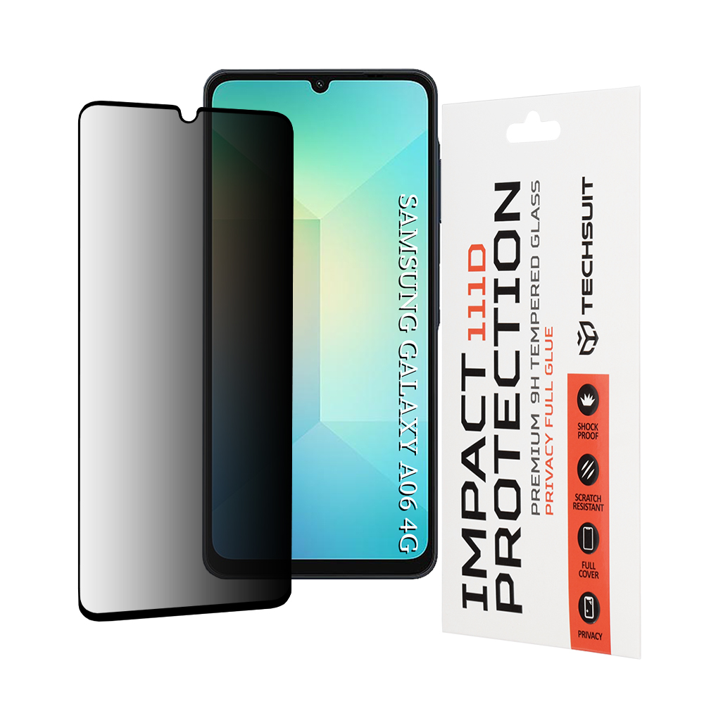 Techsuit 111D Privacy Full Glue pro Samsung Galaxy A06 A07 černá