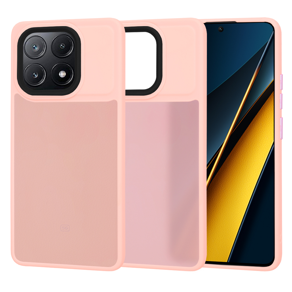 Techsuit HaloFrost Series pro Xiaomi Poco X6 Pro růžová