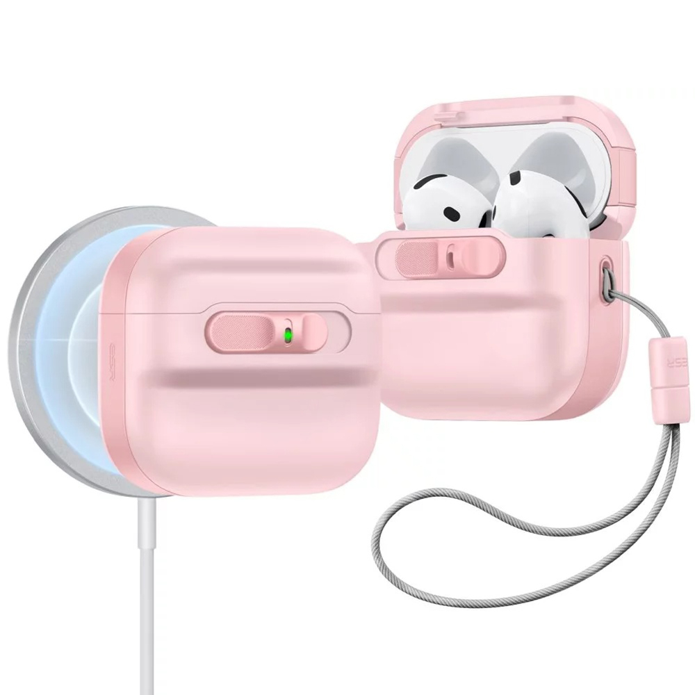 ESR Pulse Magnetic HaloLock pro Apple AirPods 4 růžová