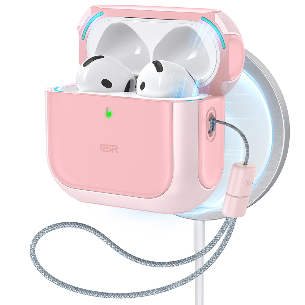 ESR Orbit Hybrid HaloLock pro Apple AirPods 4 růžová