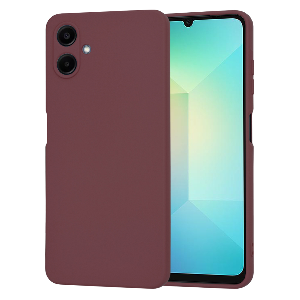 Techsuit SoftFlex pro Samsung Galaxy A06 švestkově červená