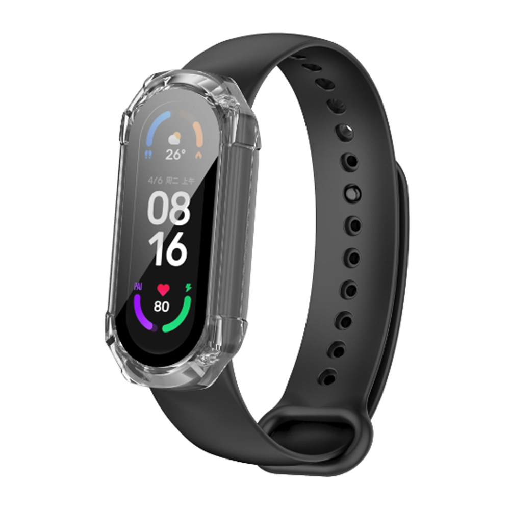 Techsuit Defense360 Pro pro Xiaomi Mi Band 4 5 5 NFC 6 6 NFC průhledný
