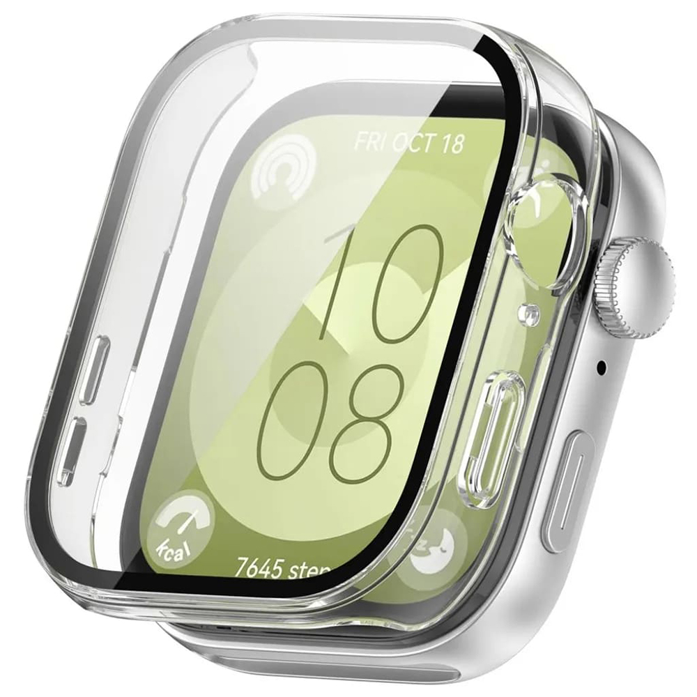 Pouzdro Techsuit Defense360 Pro pro Huawei Watch Fit 3 průhledné