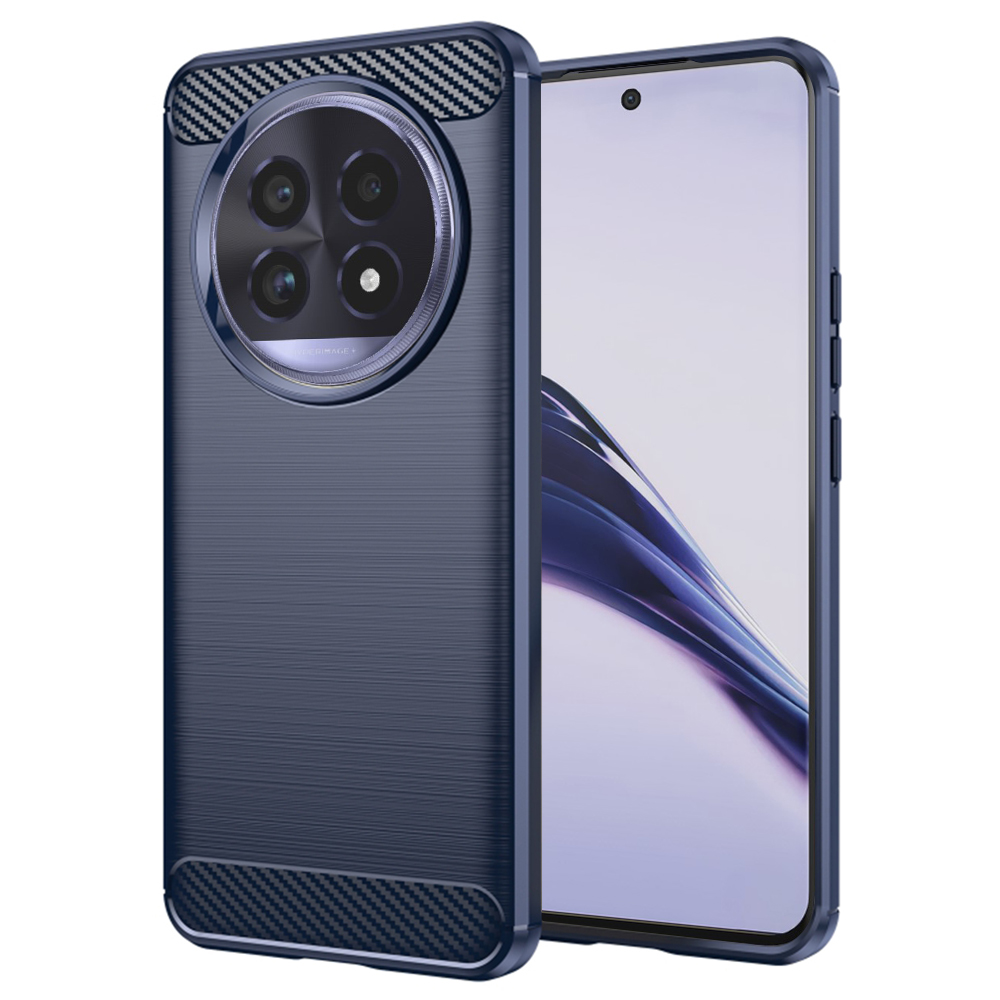 Pouzdro Techsuit Carbon Silicone pro Realme 13 Pro / 13 Pro+ modré