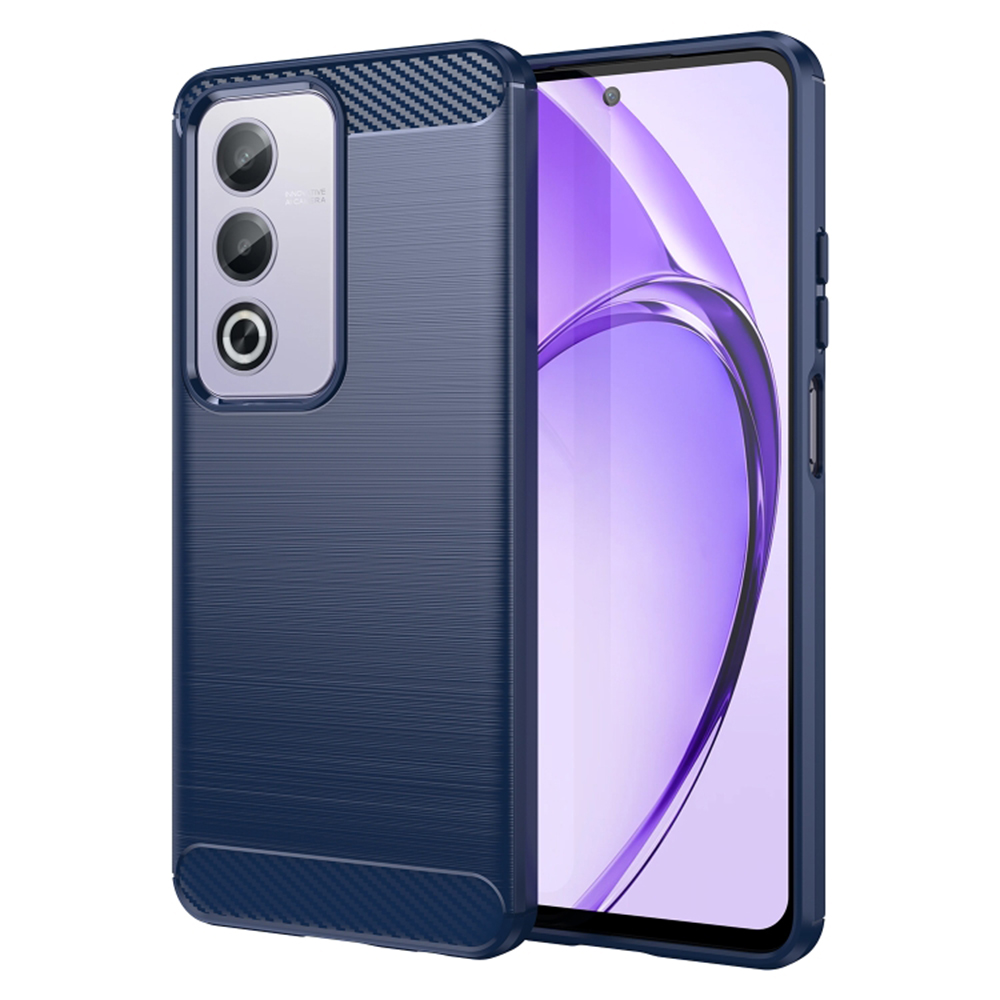 Pouzdro Techsuit Carbon Silicone pro Oppo A80 5G modré
