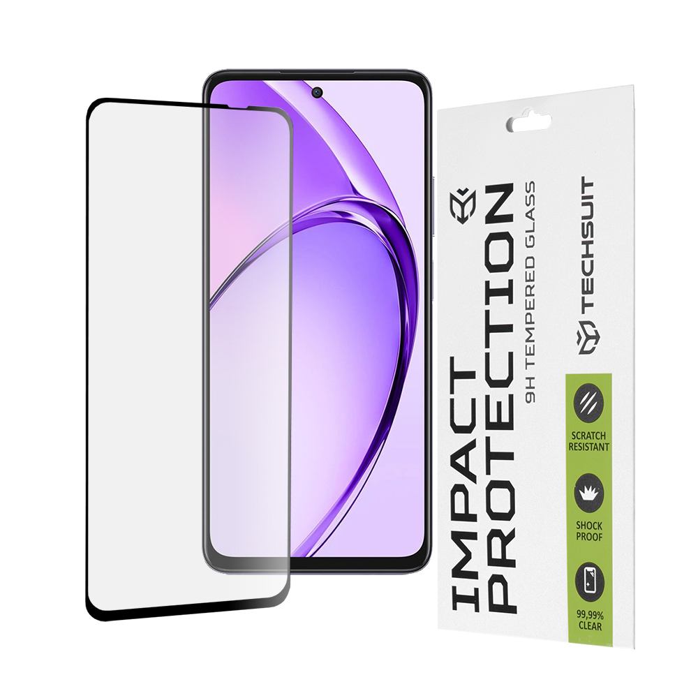 Ochranné sklo Techsuit 111D pro Oppo A80 5G černé