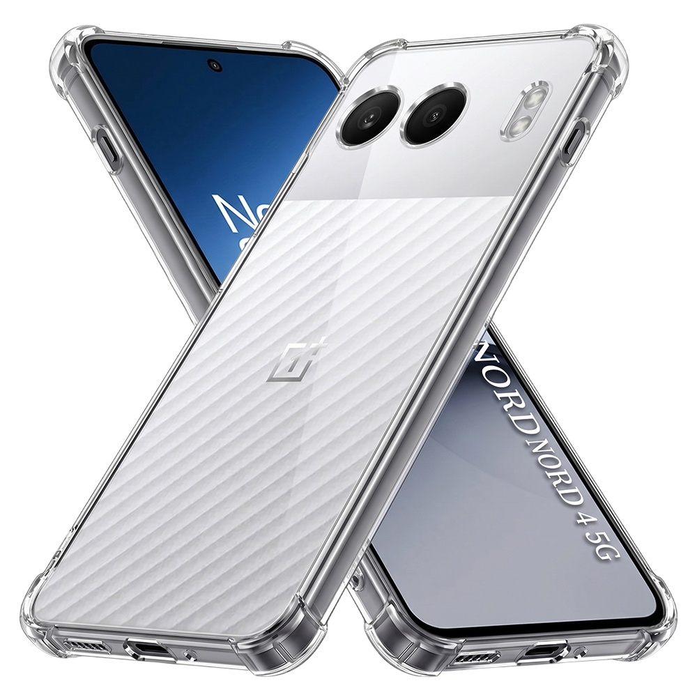 Techsuit Shockproof průhledný silikonový obal OnePlus Nord 4 průhledný