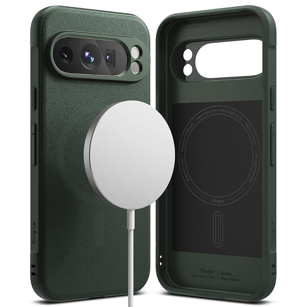 Ringke Onyx MagSafe pouzdro pro Google Pixel 9 Pro tmavě zelené