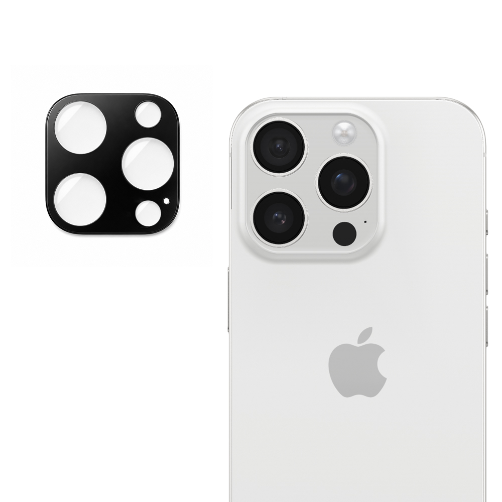 Techsuit - Sklo na fotoaparát - iPhone 16 Pro iPhone 16 Pro Max - černá