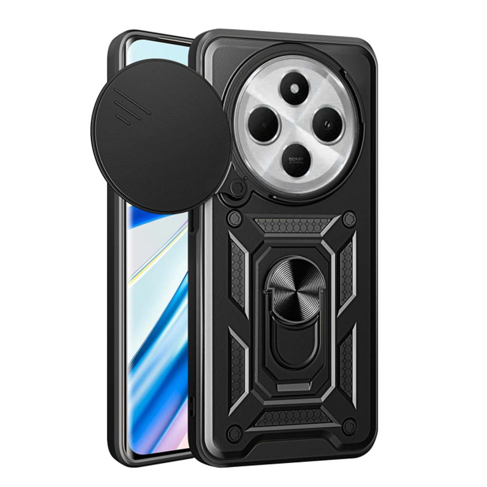 Techsuit CamShield Series pouzdro pro Xiaomi Redmi 14C Poco C75 černé