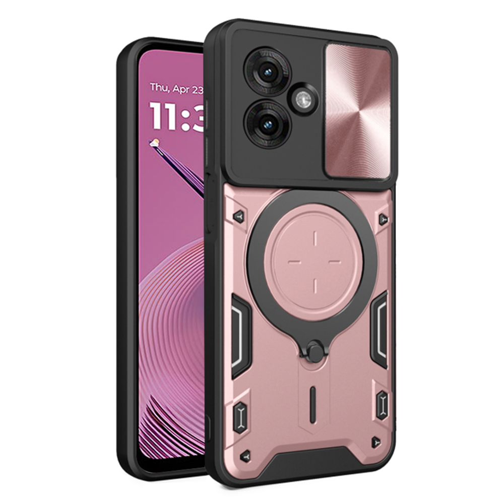 Ochranný kryt Techsuit CamGuard Pro pro Motorola Moto G55 růžově zlatý
