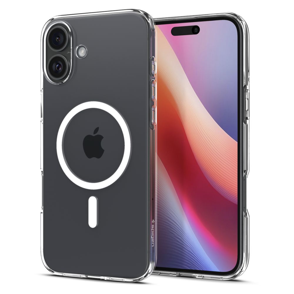 Spigen Liquid Crystal MagSafe pro iPhone 16 Plus průhledný