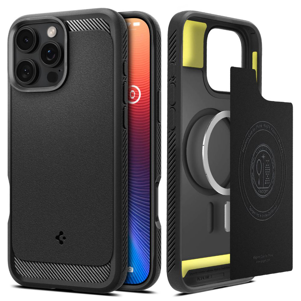 Spigen Rugged Armor MagSafe pro iPhone 16 Pro matná černá