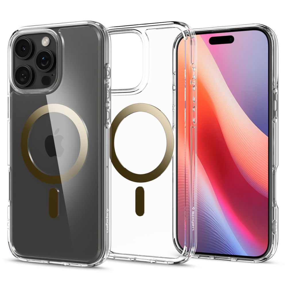 Spigen Ultra Hybrid MagSafe pro iPhone 16 Pro Max zlatý