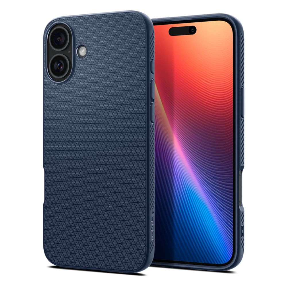 Spigen Liquid Air iPhone 16 námořnická modrá