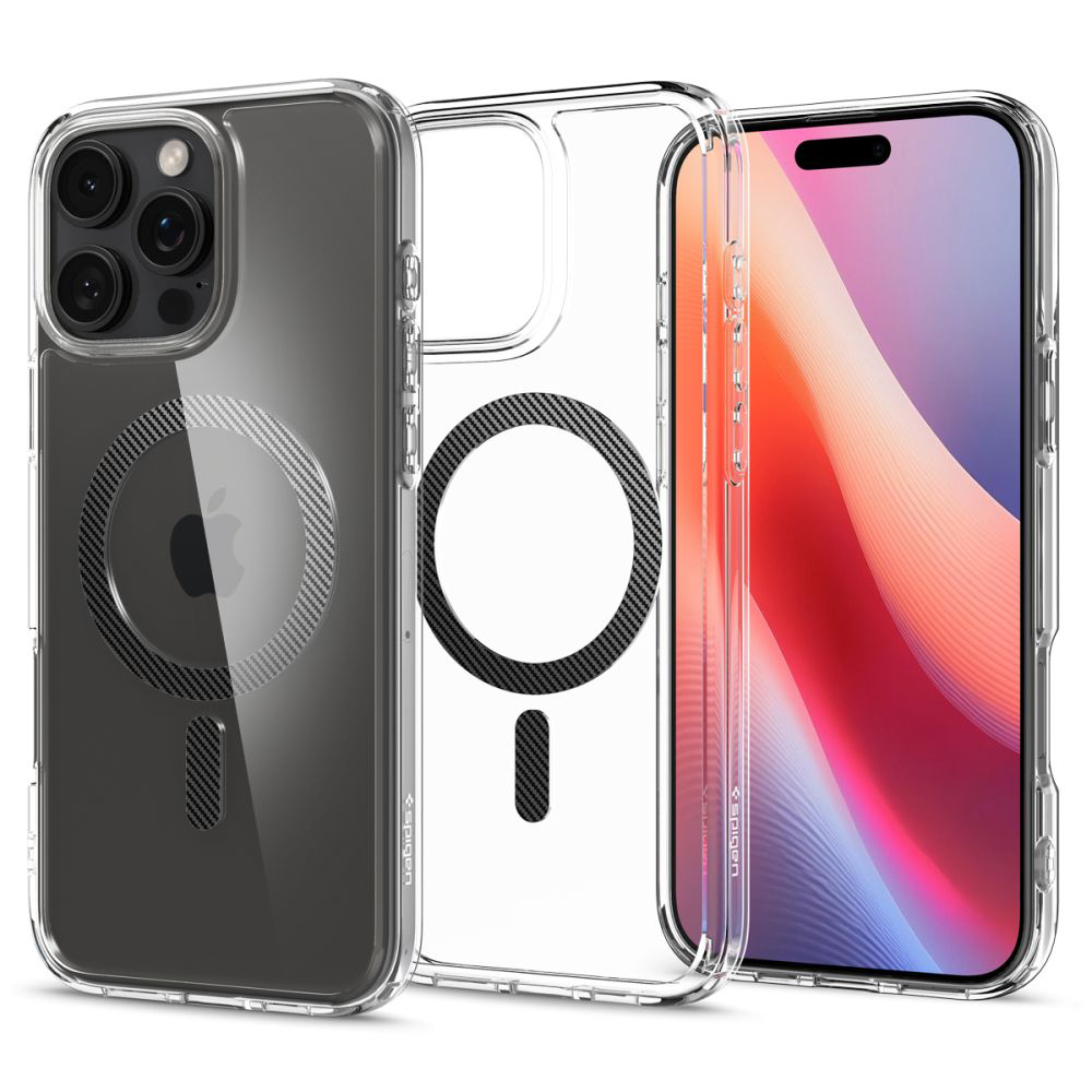 Spigen Ultra Hybrid MagSafe iPhone 16 Pro karbonové vlákno