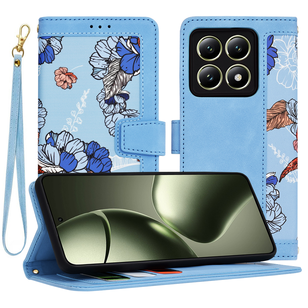 Techsuit FlipCraft Xiaomi 14T v živé modré