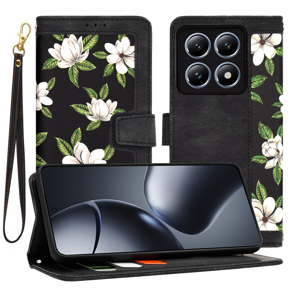 Techsuit FlipCraft Xiaomi 14T Pro Květiny úsvitu