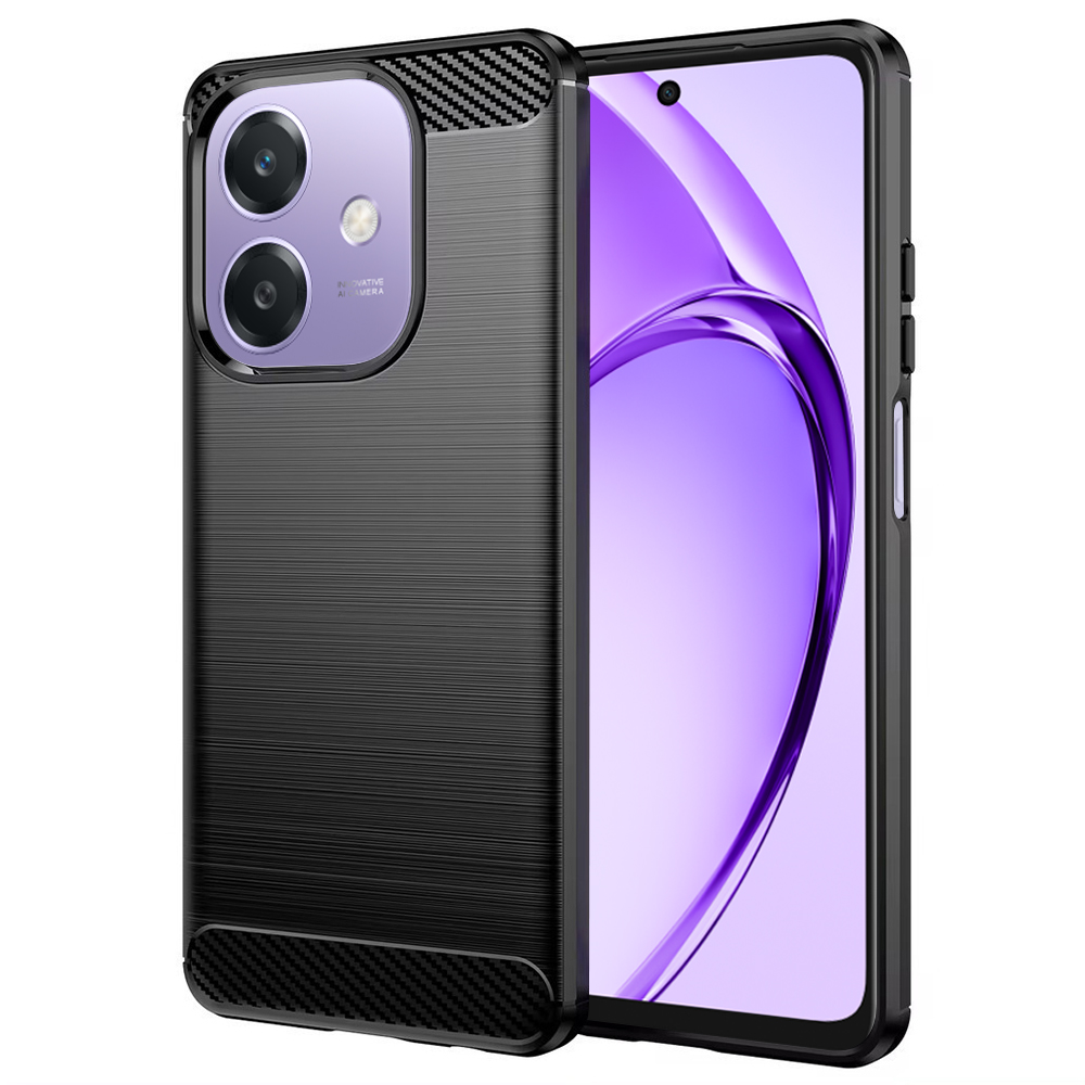 Techsuit Carbon Silicone pro Oppo A40 4G A60 5G černá