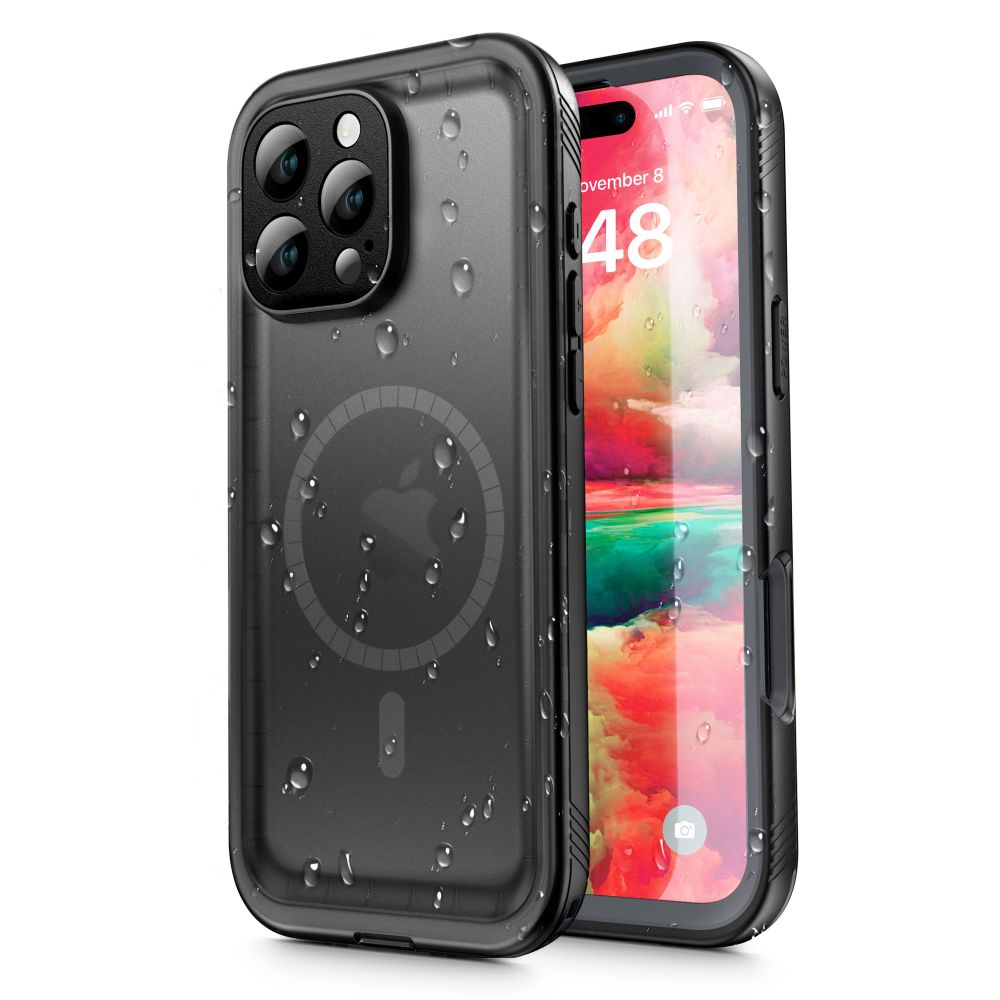 ShellBox Vodotěsné pouzdro IP68 iPhone 16 Pro černé