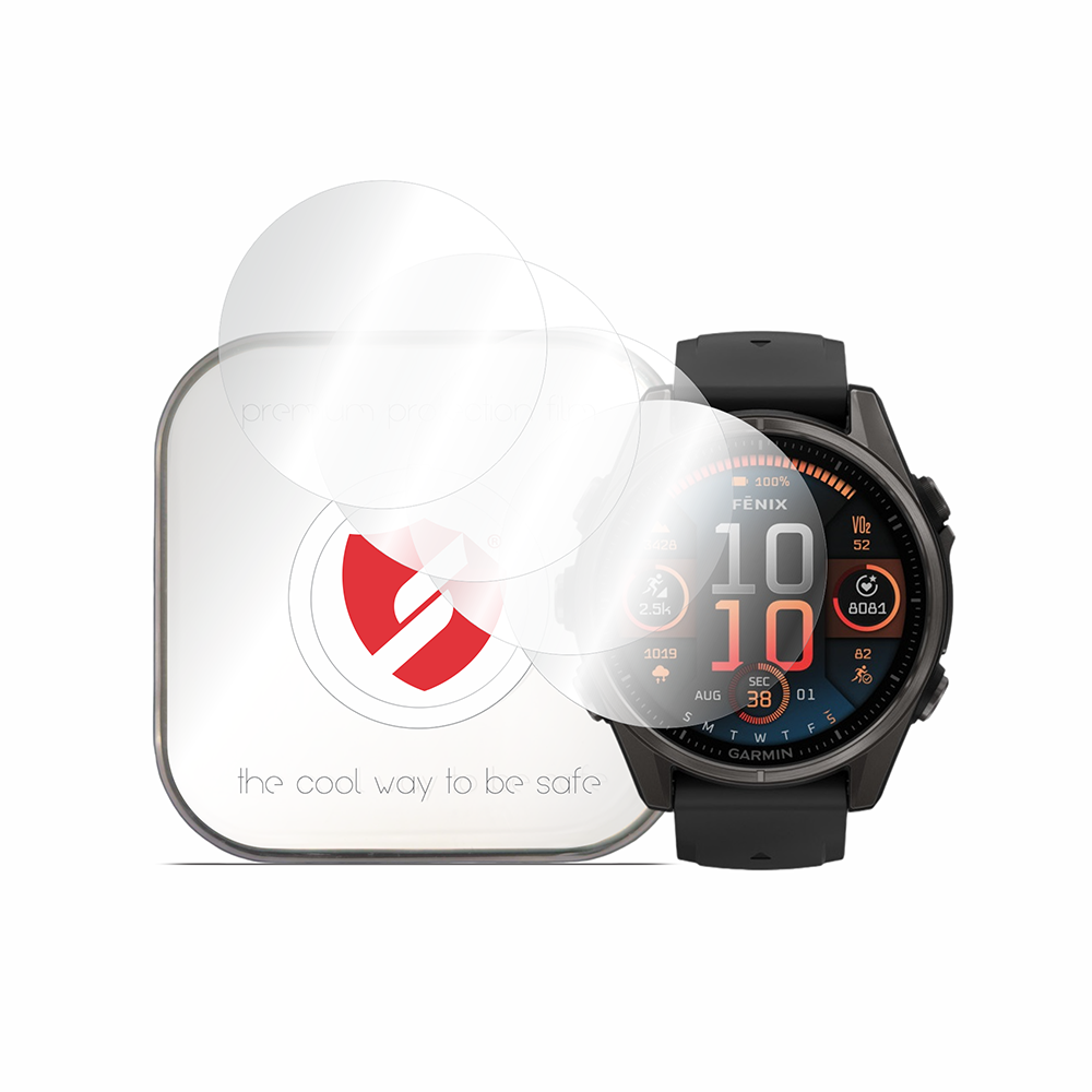 Ochrana displeje Premium Classic 4 ks Garmin Fenix 8 47mm čirá