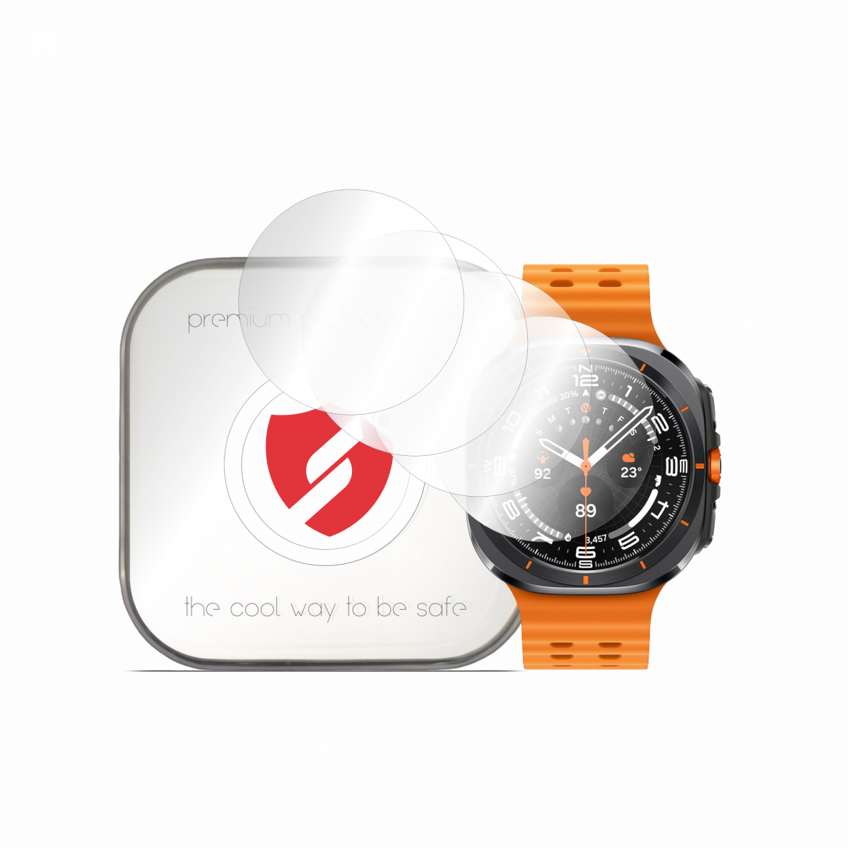 Ochrana displeje Premium Classic 4 ks Samsung Galaxy Watch Ultra 47mm čirá