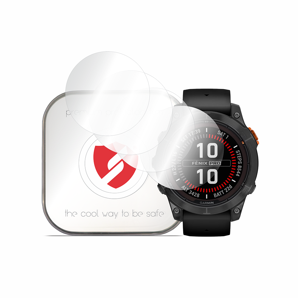 Ochrana displeje Premium Classic 4 ks Garmin Fenix 7 Pro Solar čirá