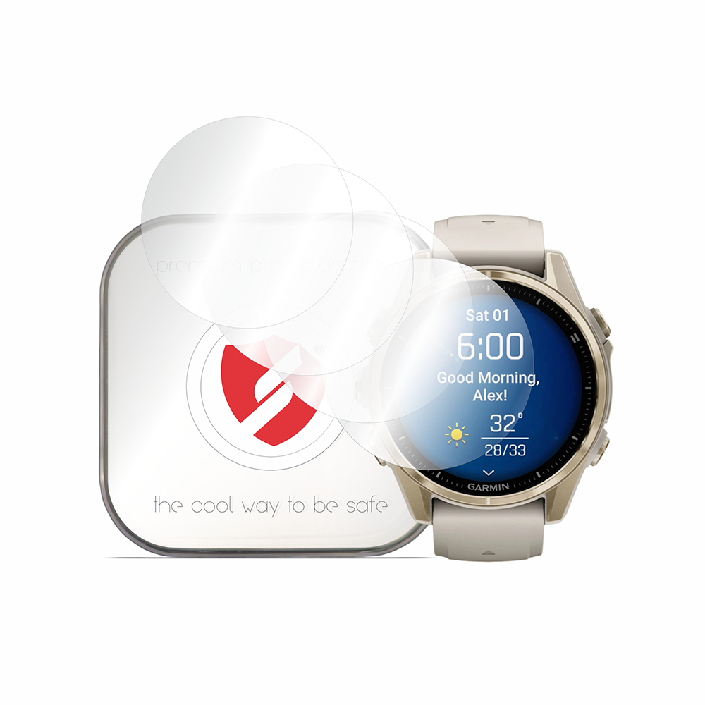 Ochrana displeje Premium Classic 4ks Garmin Fenix 8 43mm čirá