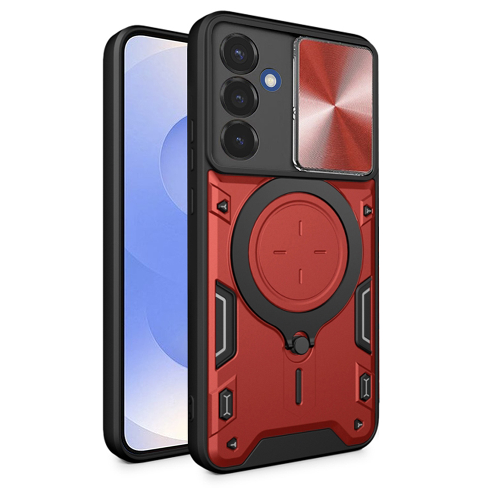 Techsuit CamGuard Pro pro Samsung Galaxy S25 červený