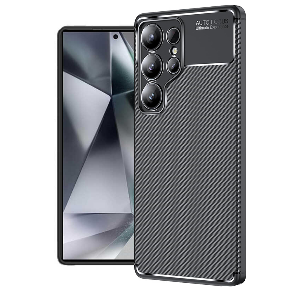 Techsuit CarbonFiber pro Samsung Galaxy S25 Ultra černá