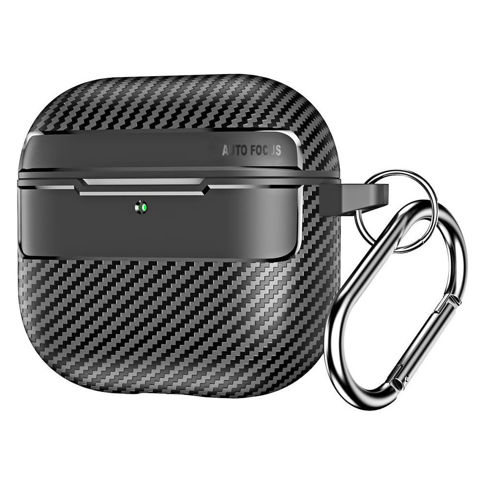 Techsuit CarbonFiber pro AirPods 4 černá