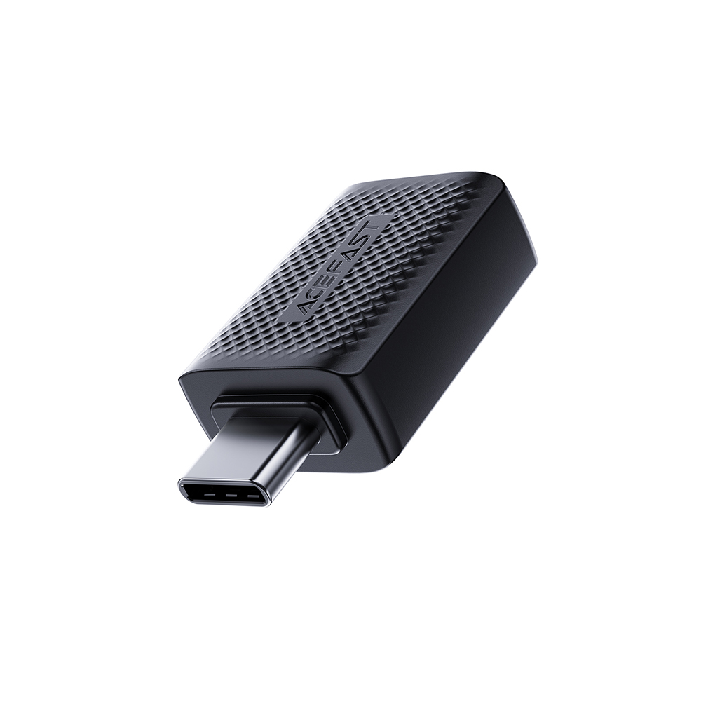 Acefast Adaptér J1 Type-C na USB 3.0 5Gbps Rychlé Nabíjení Přenos Dat Černý
