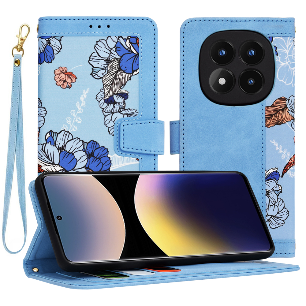 Pouzdro Techsuit FlipCraft pro Xiaomi Redmi Note 14 Pro+ 5G modré