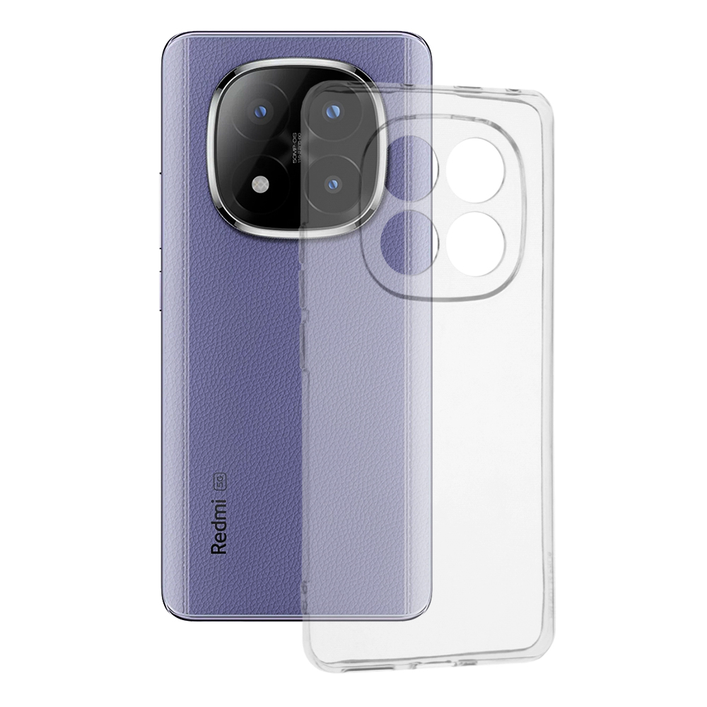 Techsuit silikonové pouzdro Xiaomi Redmi Note 14 Pro+ 5G průhledné