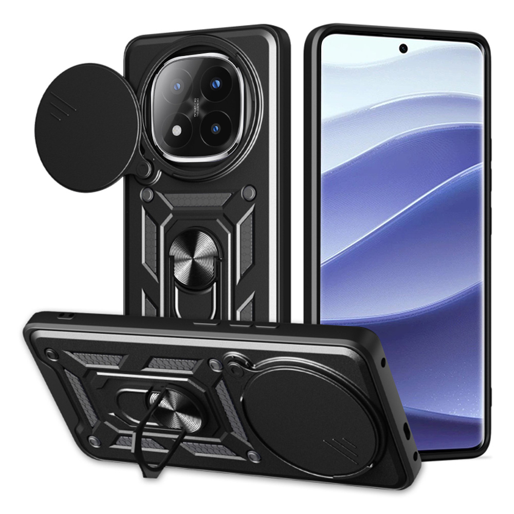 Pouzdro Techsuit CamShield Series pro Xiaomi Redmi Note 14 Pro+ 5G černé